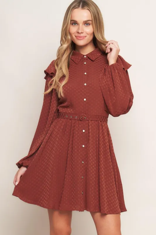 Call it Love Woven Mini Dress made by Flying Tomato