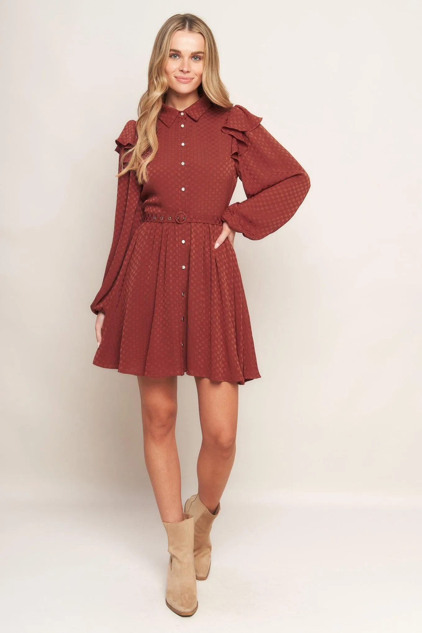 Call it Love Woven Mini Dress sold by Zulily product image thumbnail 3