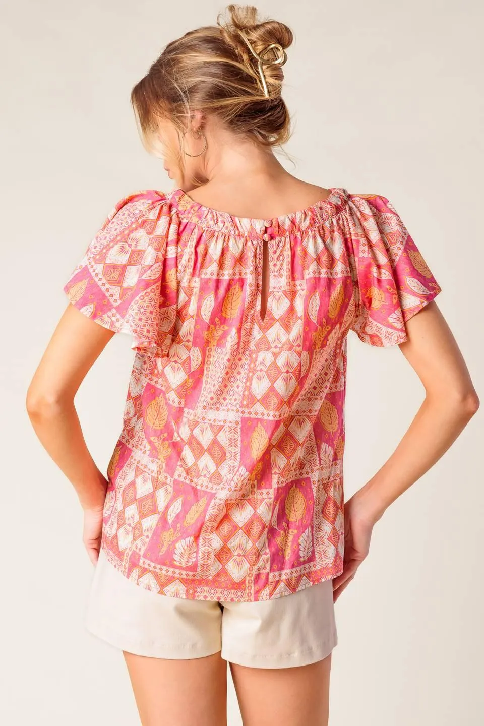 Where to Next Woven Top sold by Zulily product image thumbnail 3