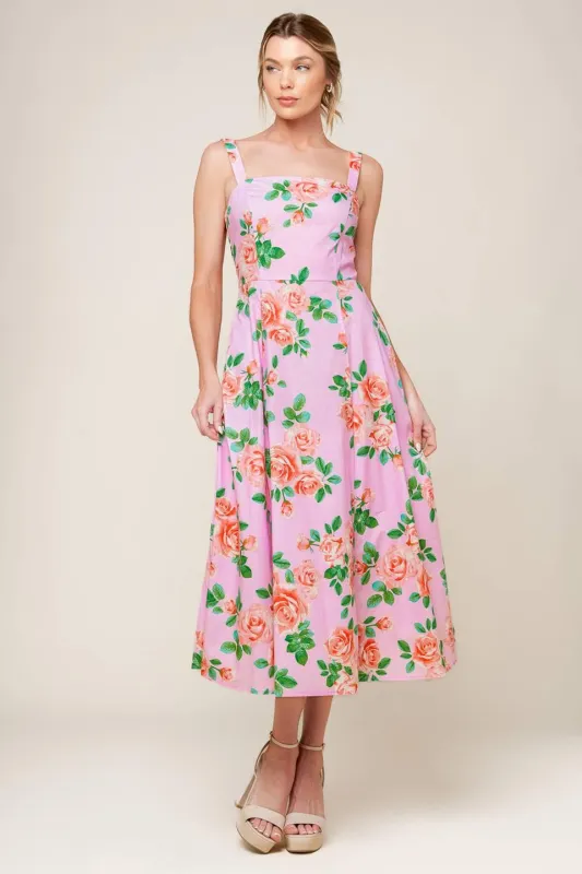 Time for Team Woven Midi Dress made by Flying Tomato