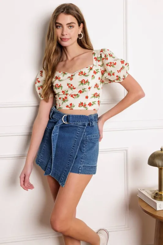 Truly Yours Woven Top made by Flying Tomato