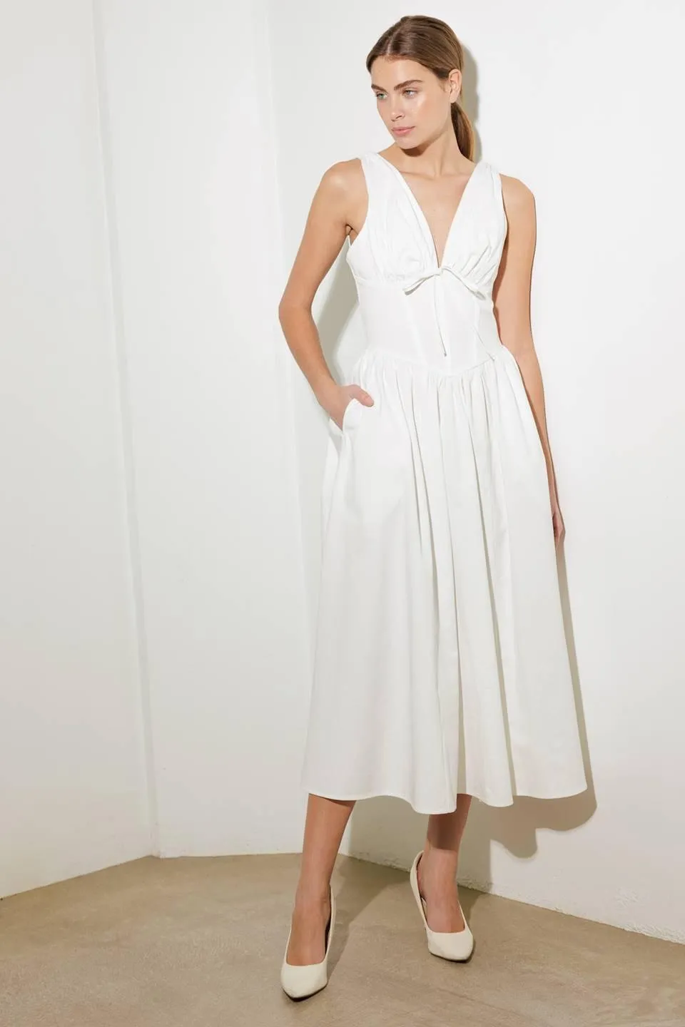 Fanciful Escapes Woven Midi Dress sold by Zulily