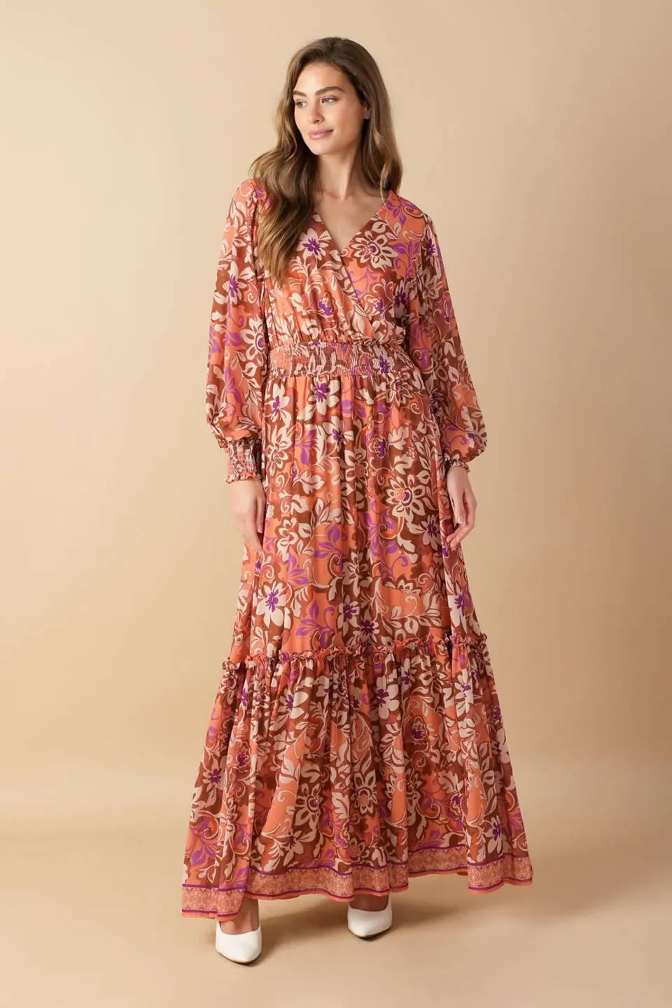 Whispering Willows Woven Maxi Dress sold by Zulily product image thumbnail 3