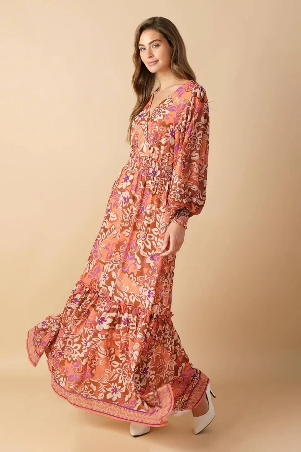 Whispering Willows Woven Maxi Dress sold by Zulily product image thumbnail 4