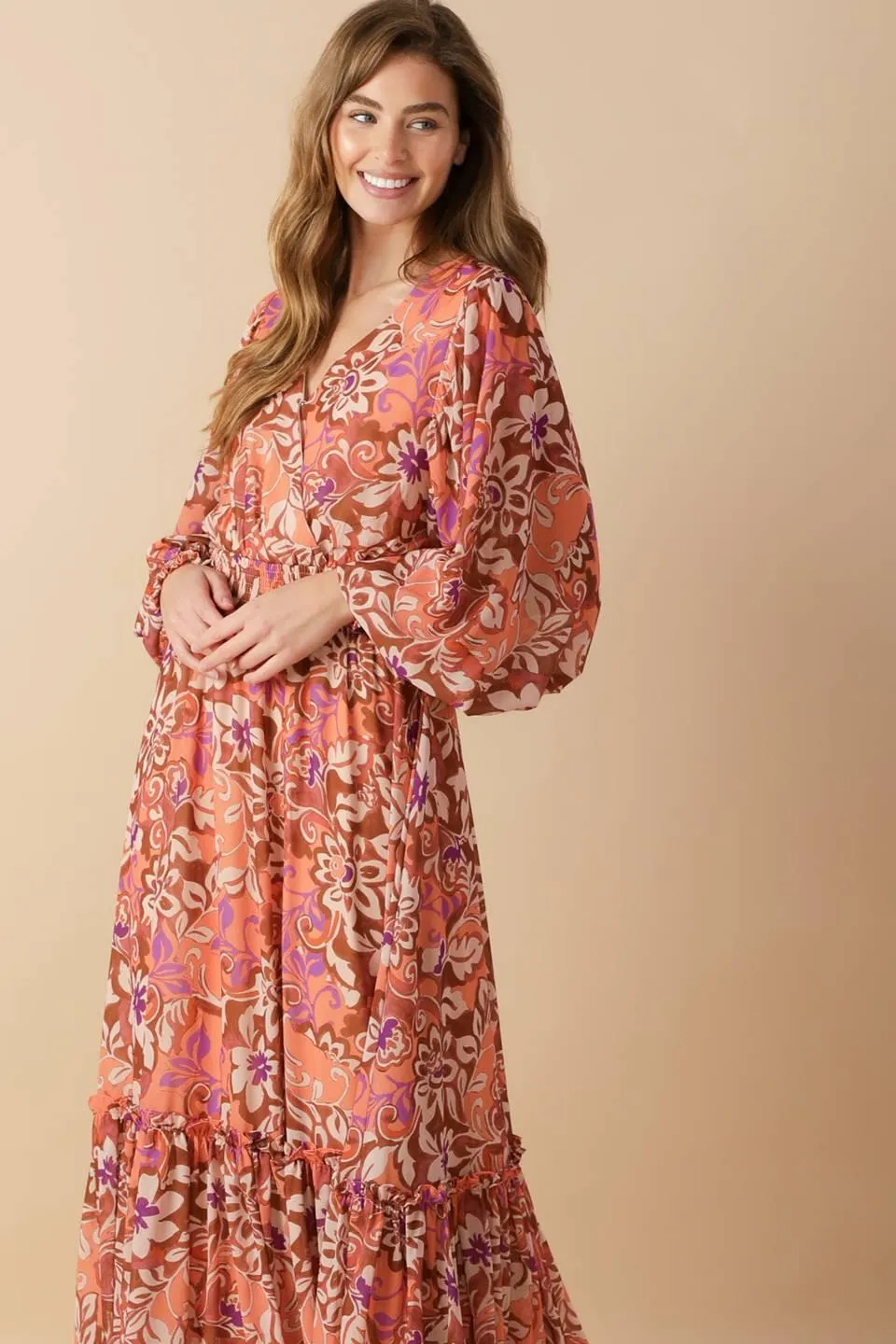 Whispering Willows Woven Maxi Dress sold by Zulily product image thumbnail 5