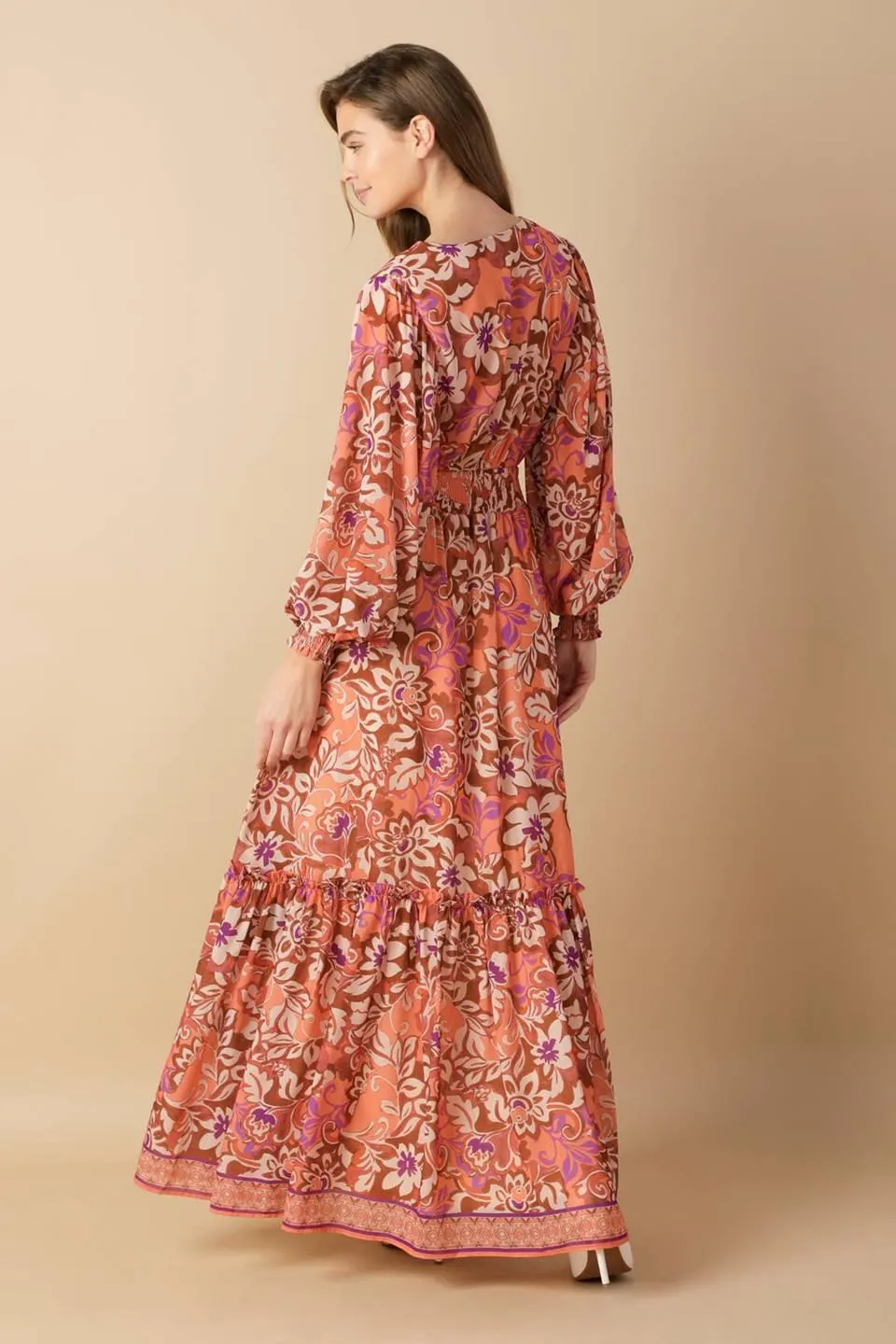 Whispering Willows Woven Maxi Dress sold by Zulily product image thumbnail 2