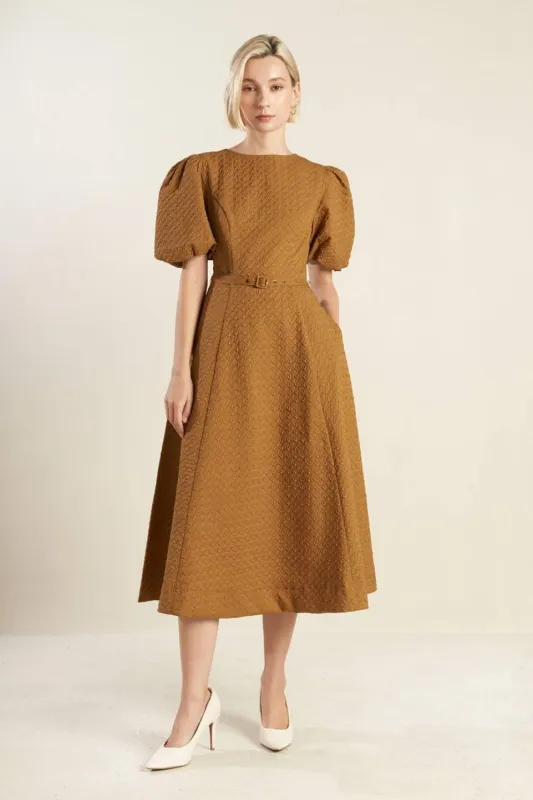 Can't Stop Me Woven Midi Dress made by Flying Tomato