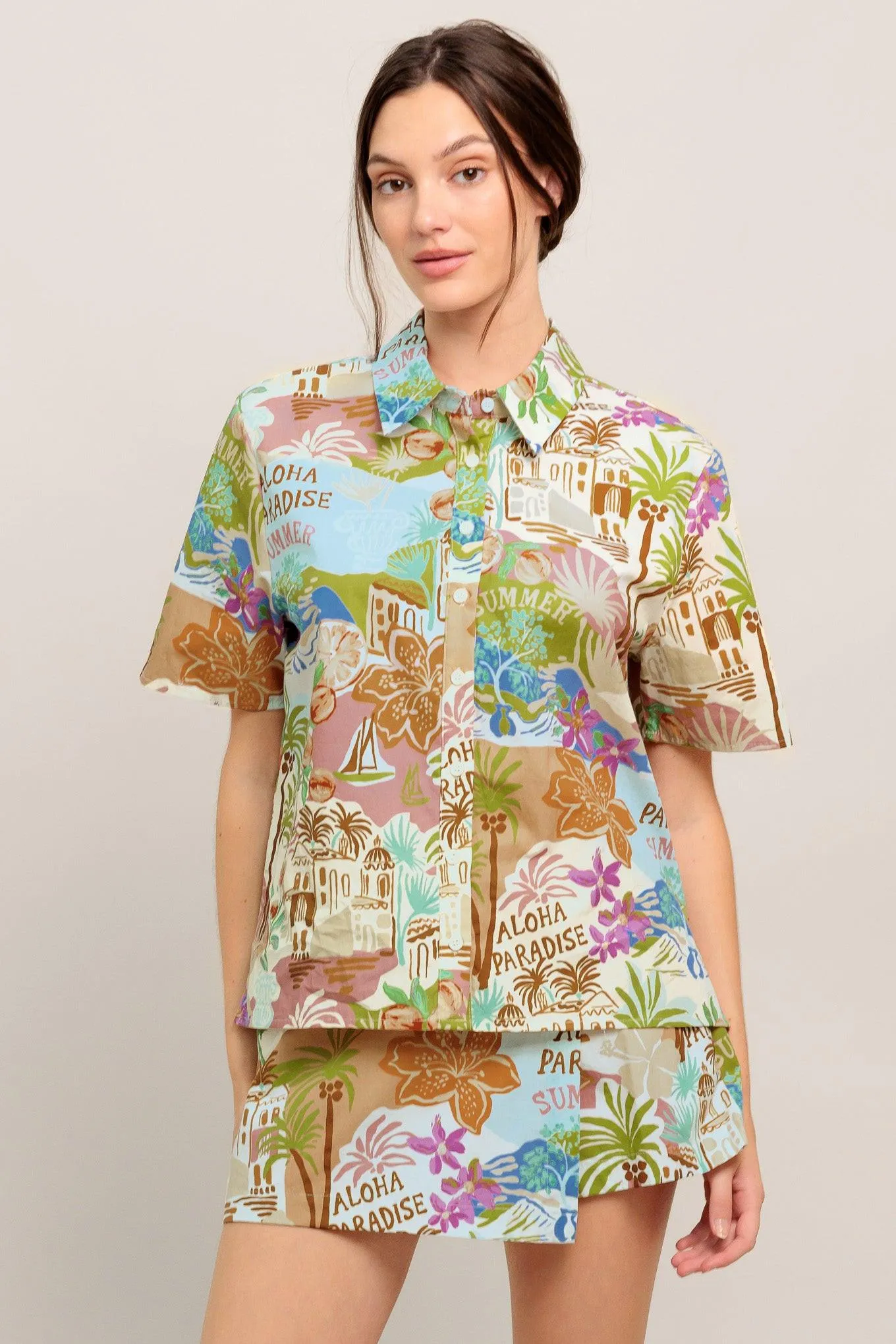 Sunshine Getaway Woven Top sold by Zulily product image thumbnail 3