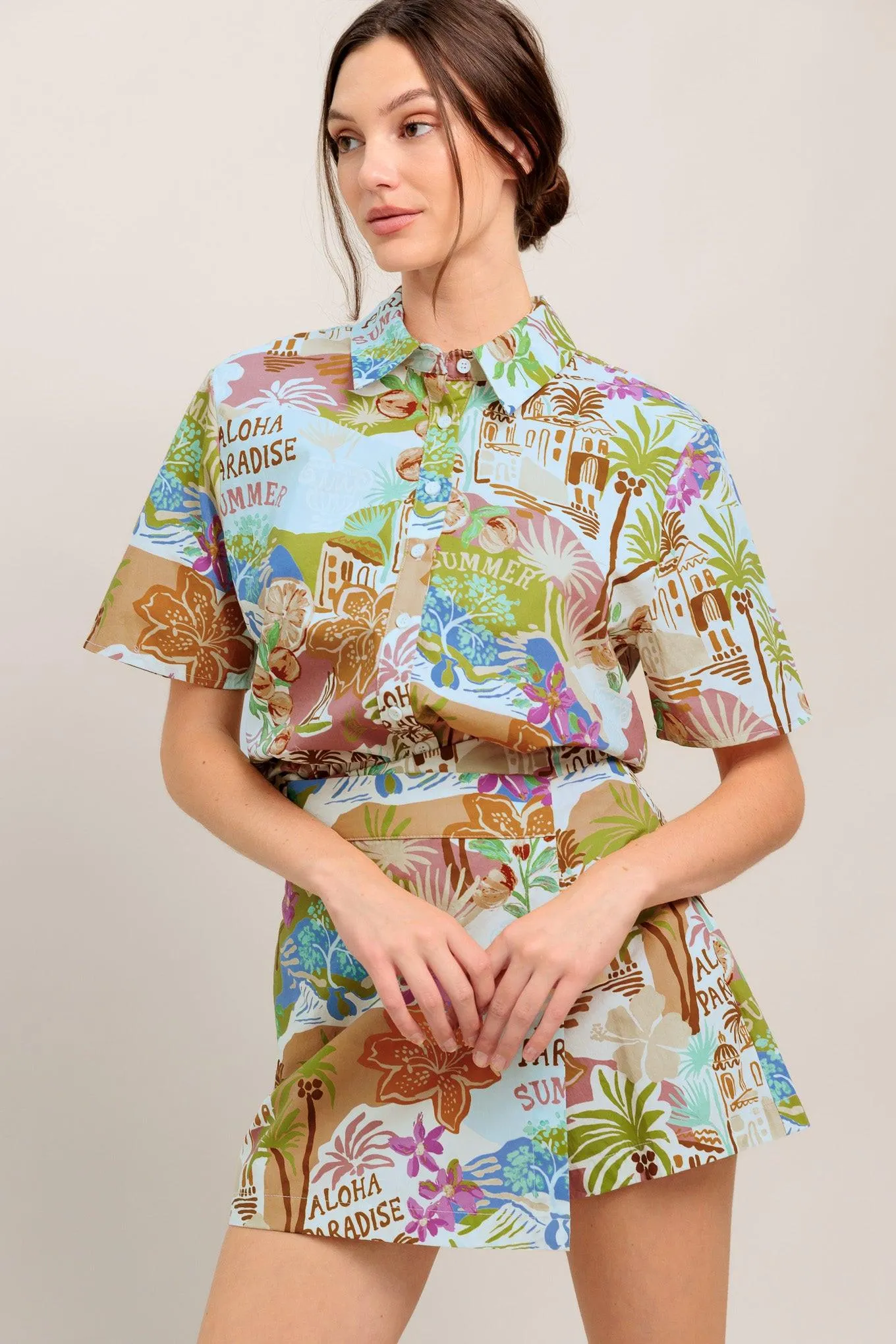 Sunshine Getaway Woven Top sold by Zulily product image thumbnail 4