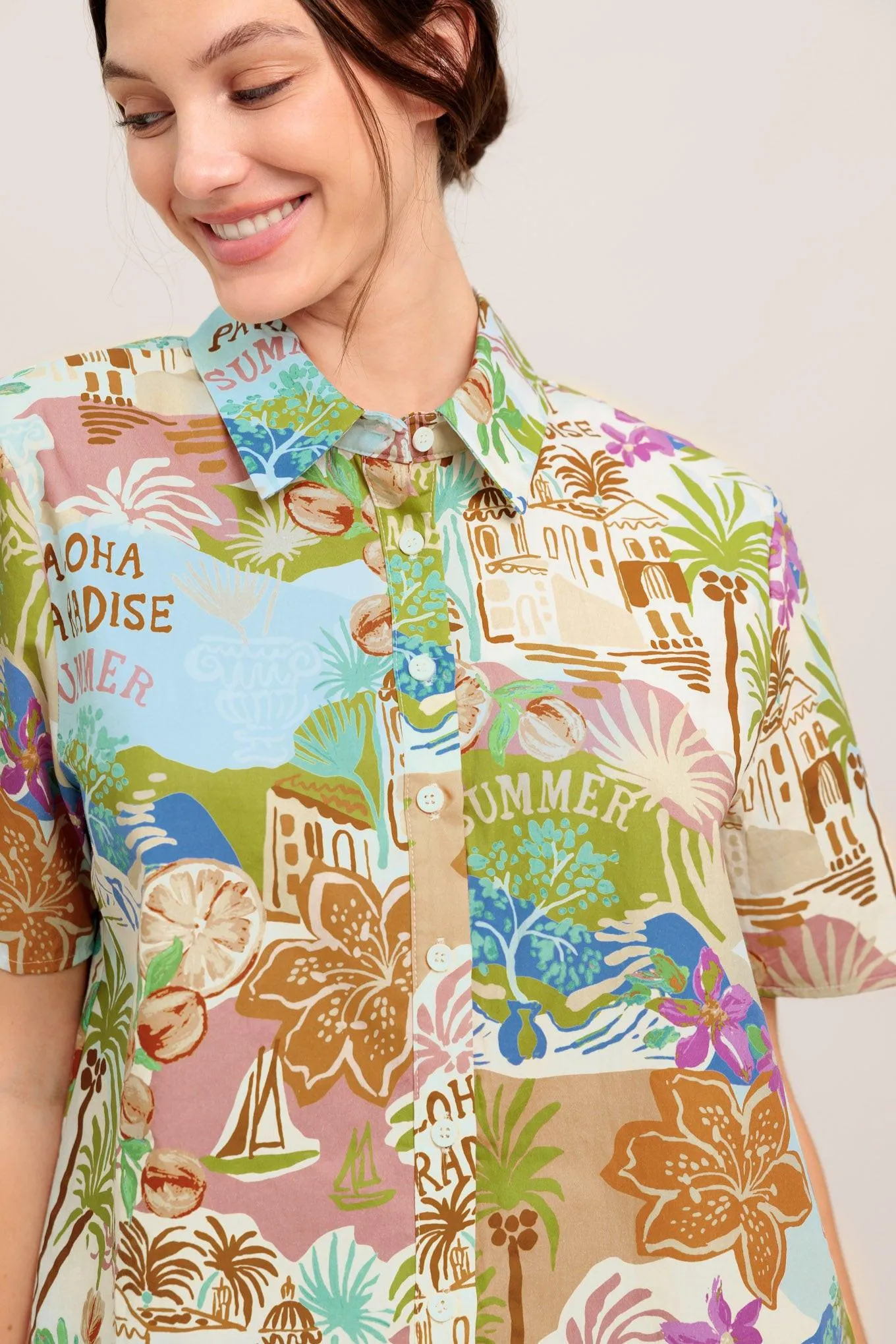 Sunshine Getaway Woven Top sold by Zulily product image thumbnail 5