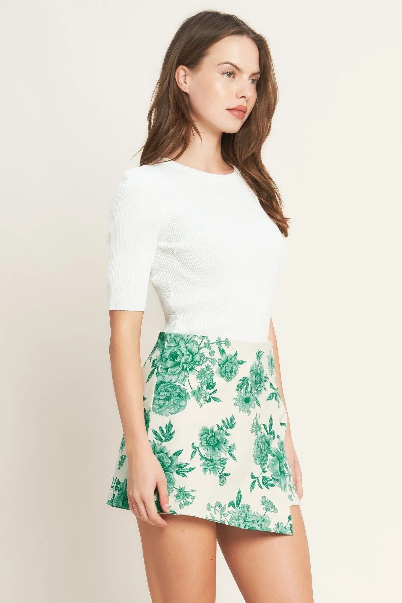 Botanical Pop Woven Skort sold by Zulily product image thumbnail 4