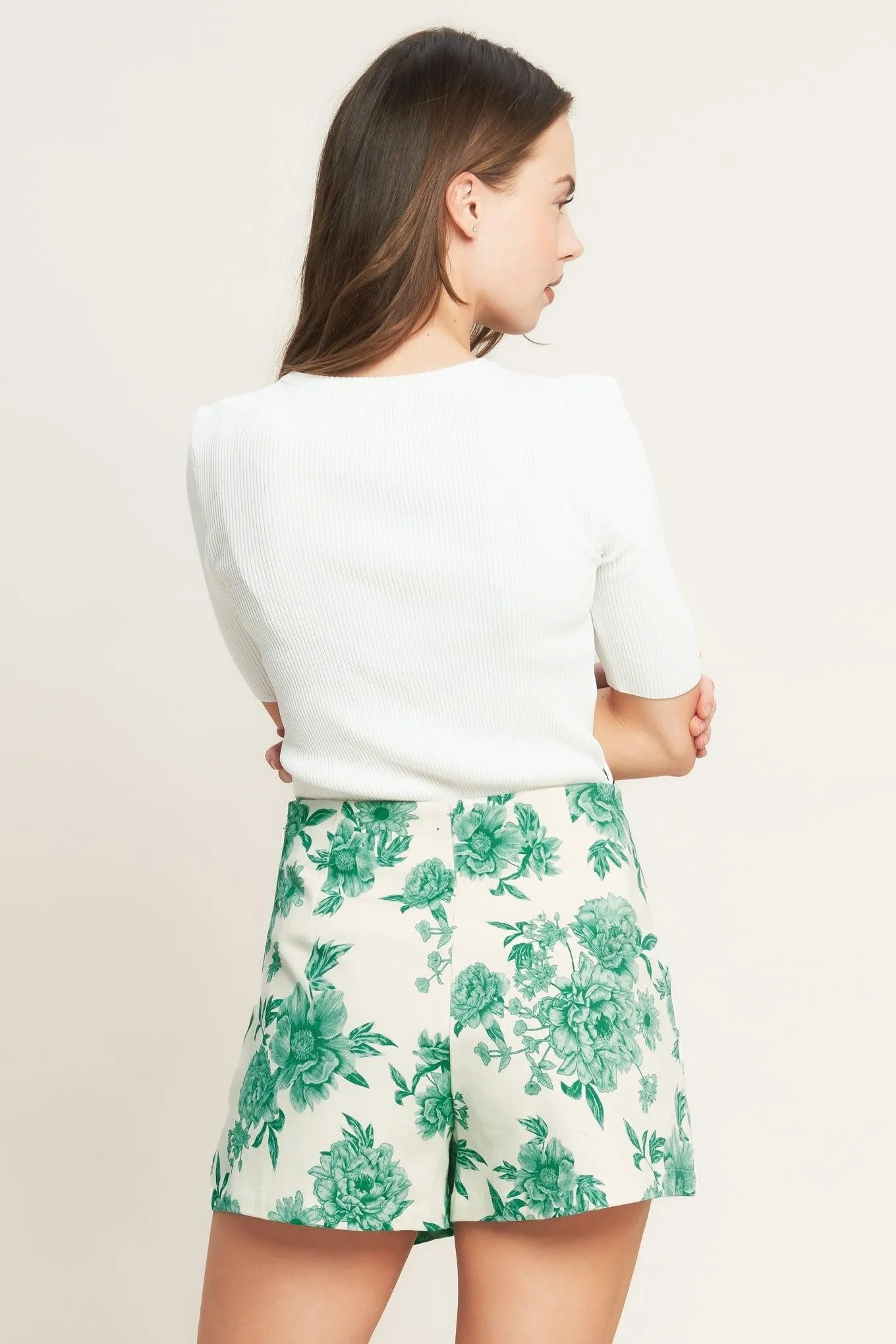 Botanical Pop Woven Skort sold by Zulily product image thumbnail 5