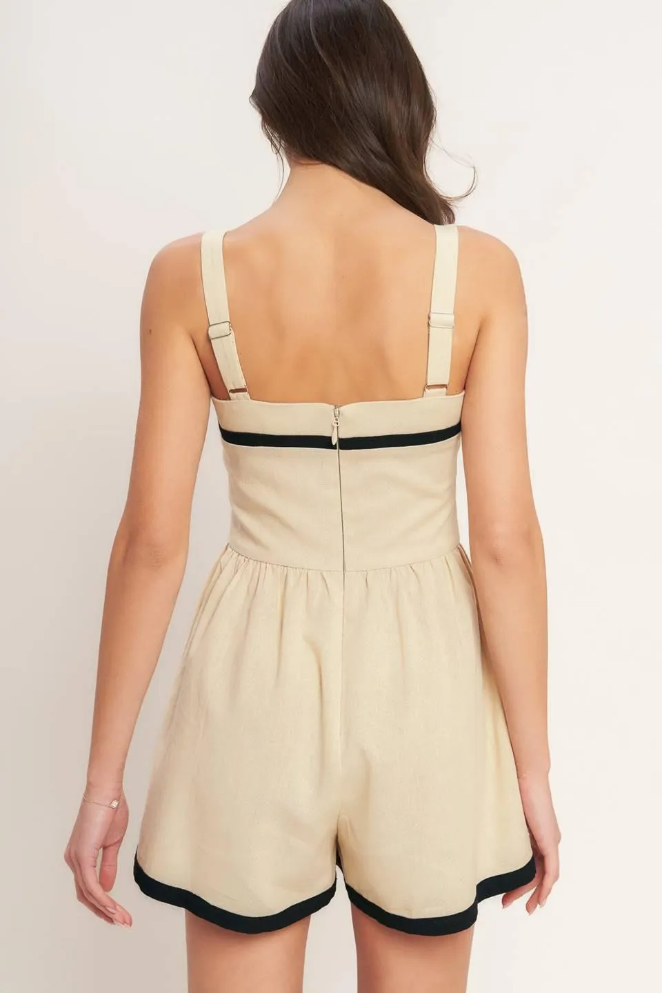 Lovely Line Woven Romper sold by Zulily product image thumbnail 4