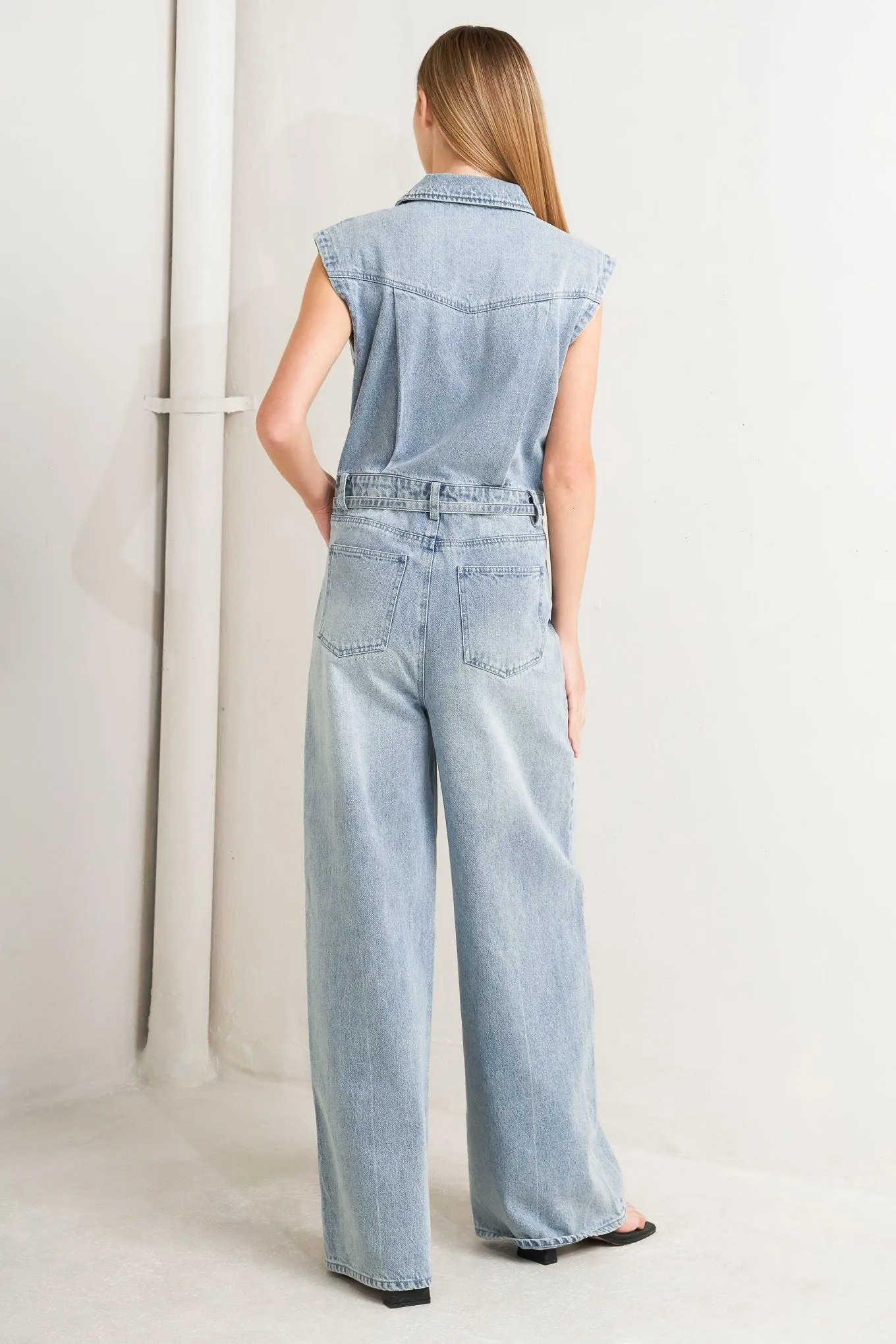 On My Way Denim Jumpsuit sold by Zulily product image thumbnail 2
