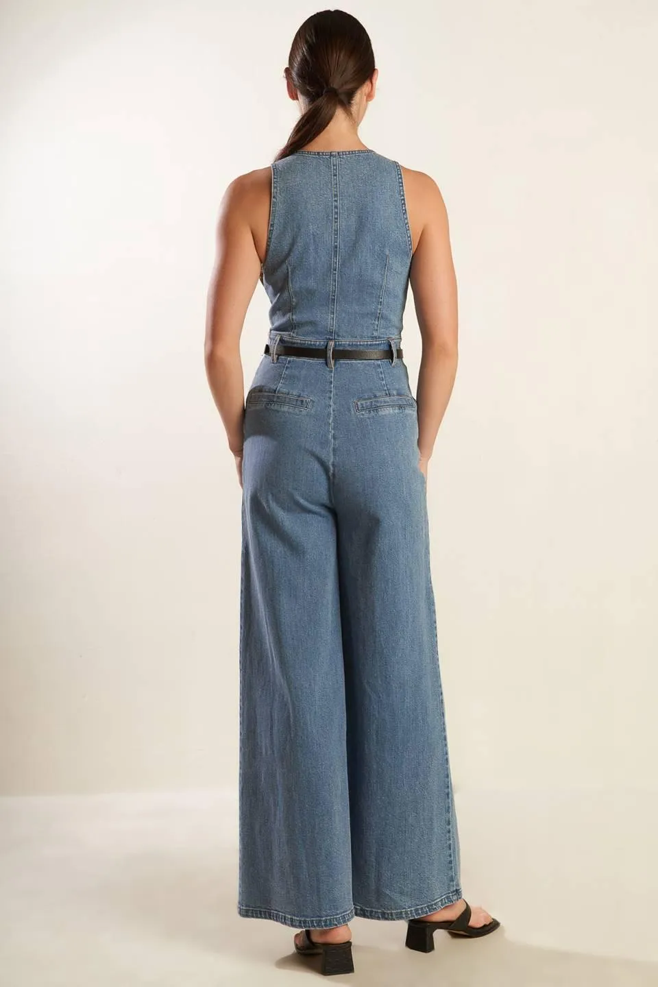 Beautiful Things Denim Jumpsuit sold by Zulily product image thumbnail 4
