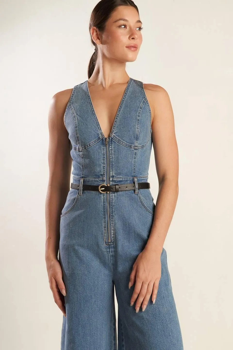 Beautiful Things Denim Jumpsuit sold by Zulily product image thumbnail 5