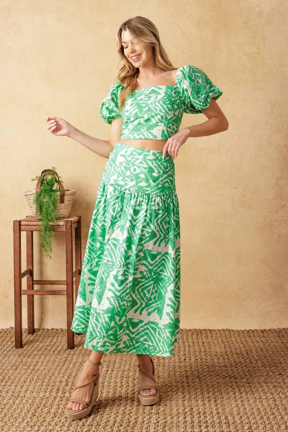 Destined for More Woven Top and Skirt Set sold by Zulily product image thumbnail 5