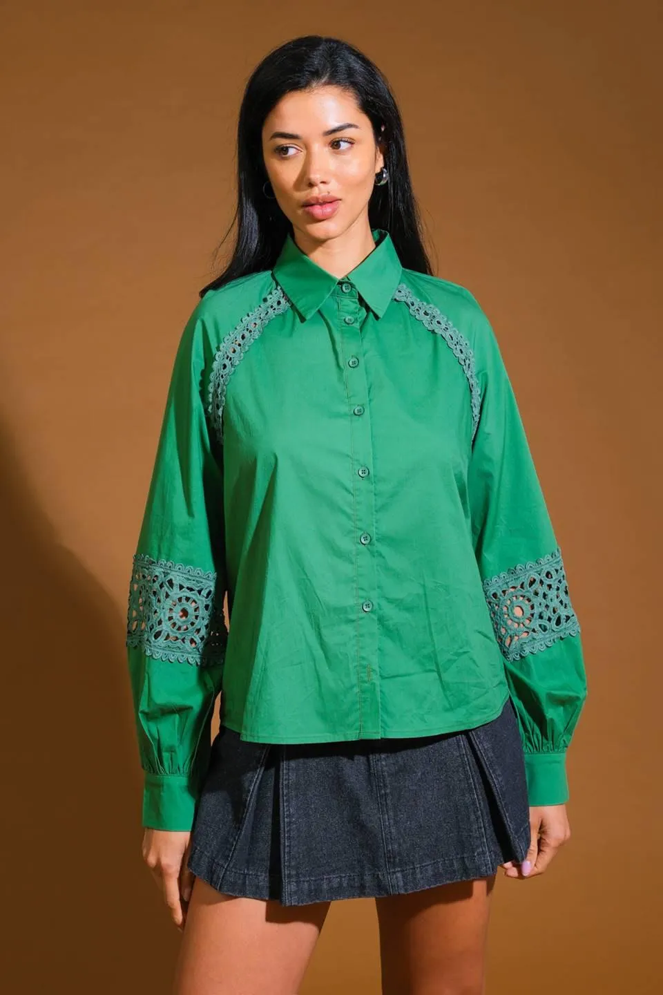 Check Yourself Woven Top sold by Zulily product image thumbnail 4