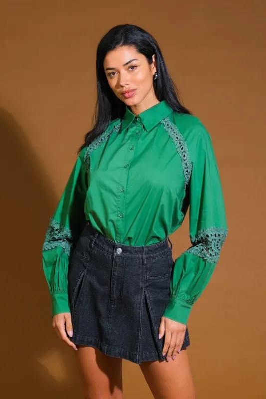 Check Yourself Woven Top made by Flying Tomato