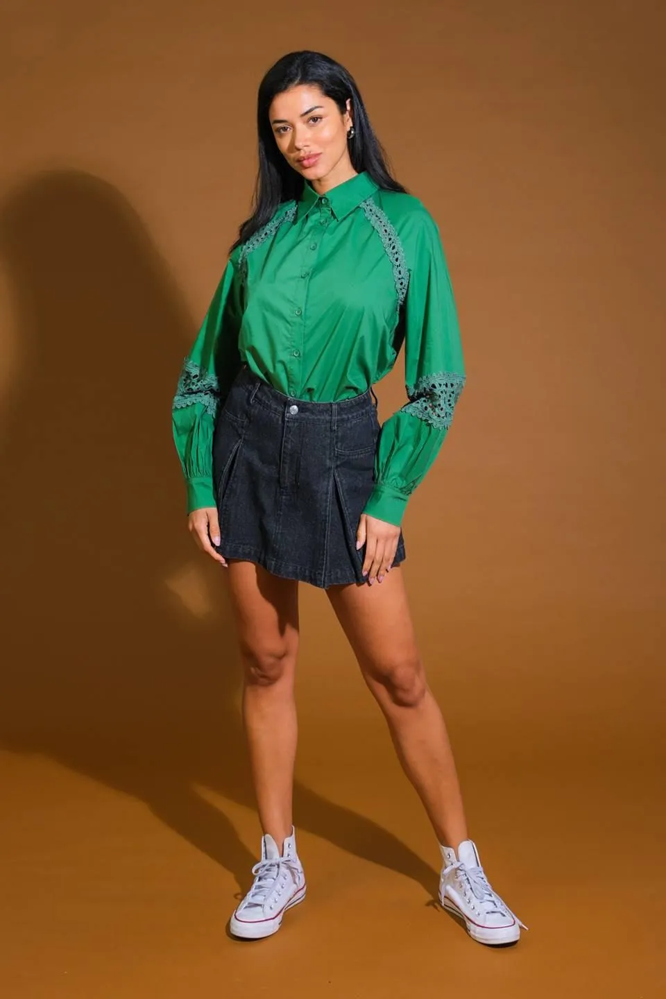 Check Yourself Woven Top sold by Zulily product image thumbnail 3