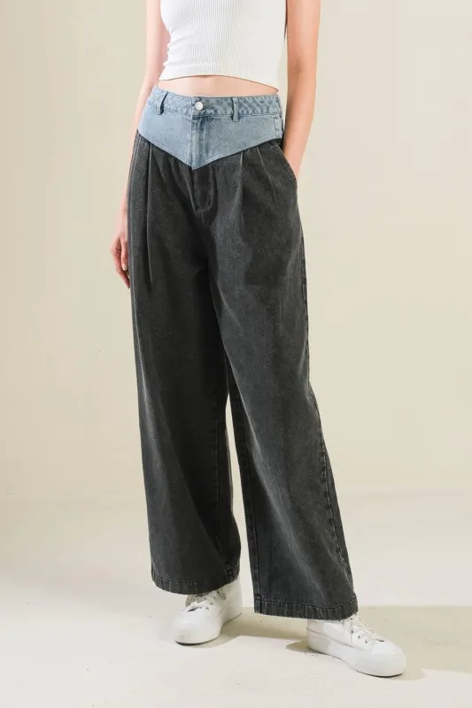 Take Me Back to Denim Pants made by Flying Tomato