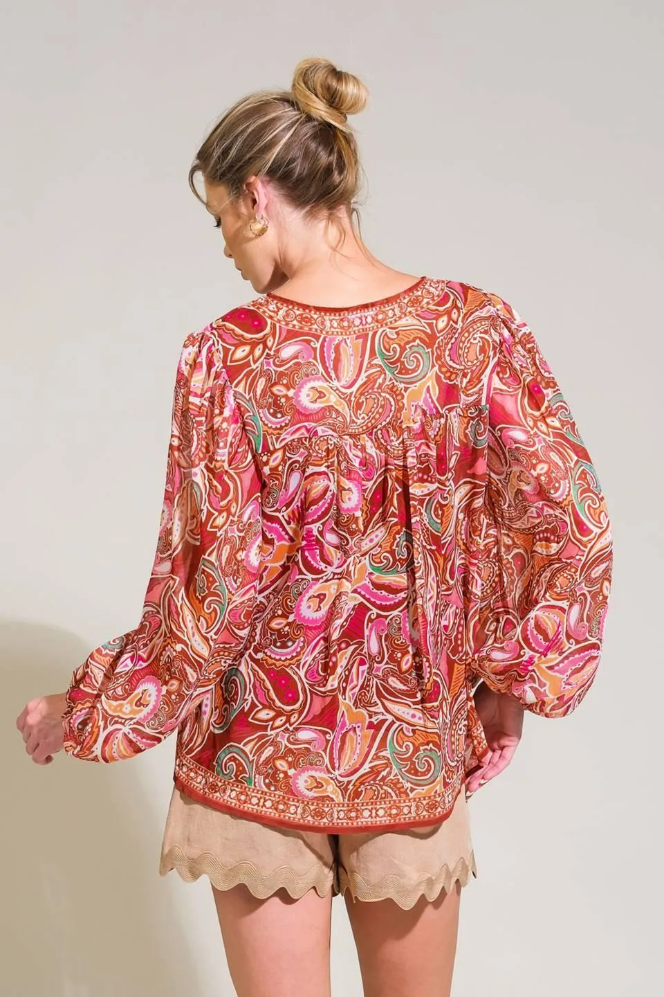 Time After Time Woven Top sold by Zulily product image thumbnail 5