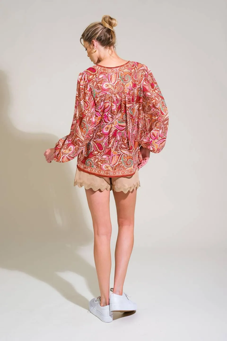 Time After Time Woven Top sold by Zulily product image thumbnail 2