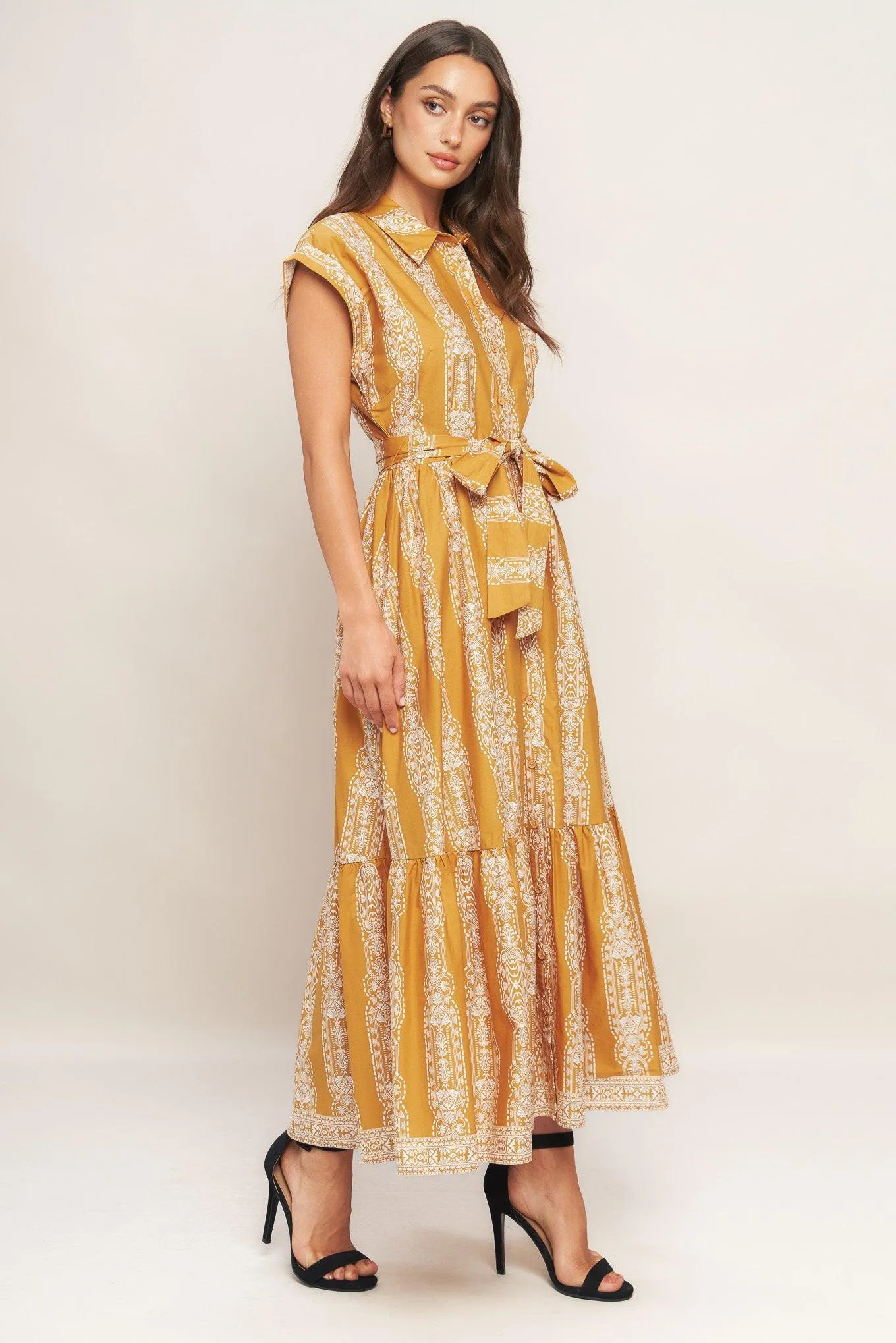 Desert Bloom Woven Midi Dress sold by Zulily product image thumbnail 4