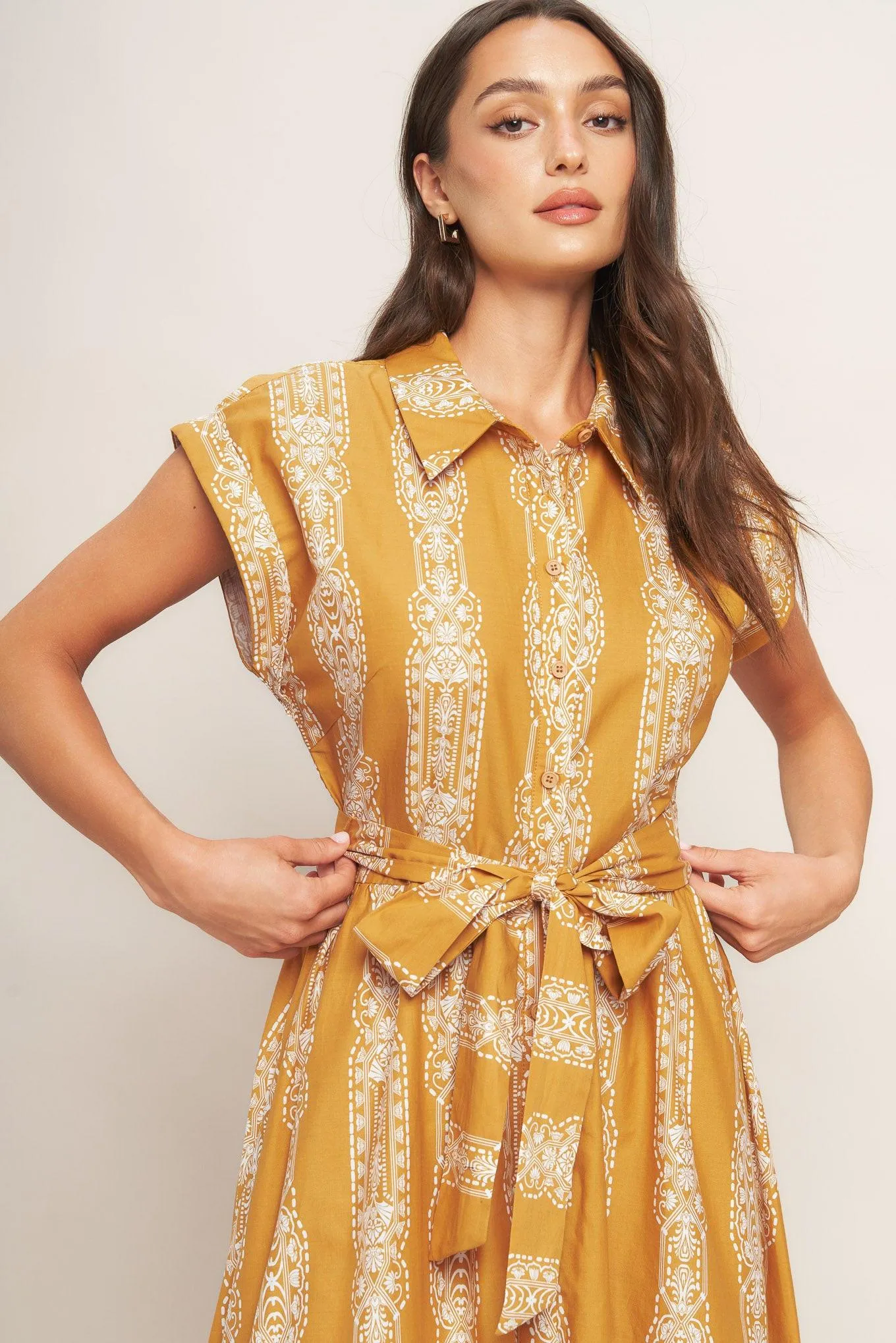 Desert Bloom Woven Midi Dress sold by Zulily product image thumbnail 2