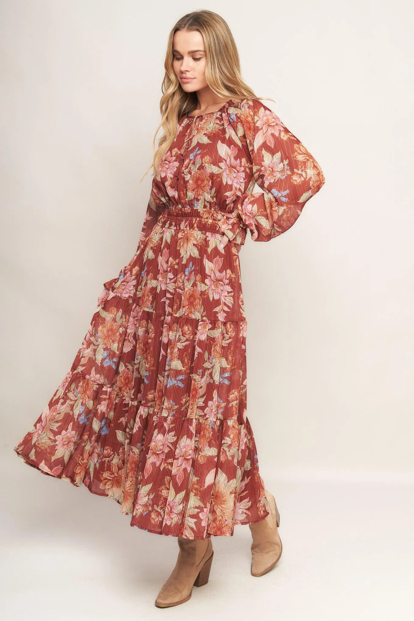 Forest Park Woven Midi Dress sold by Zulily product image thumbnail 3