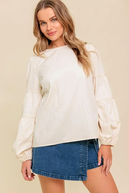 Waverly Mills Woven Top made by Flying Tomato
