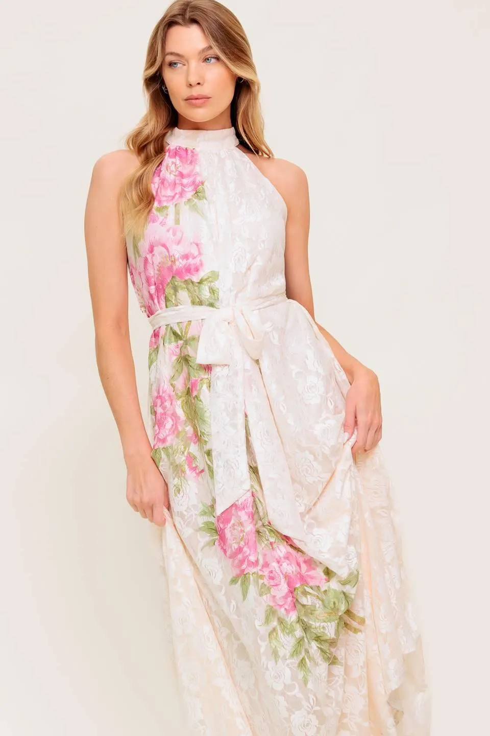 Botanical Dream Woven Lace Maxi Dress sold by Zulily product image thumbnail 5