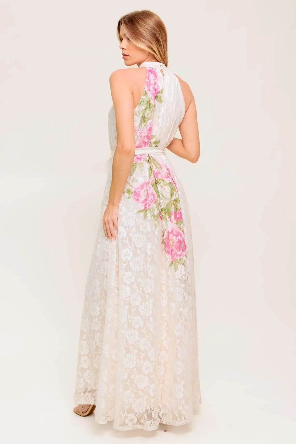 Botanical Dream Woven Lace Maxi Dress sold by Zulily product image thumbnail 2