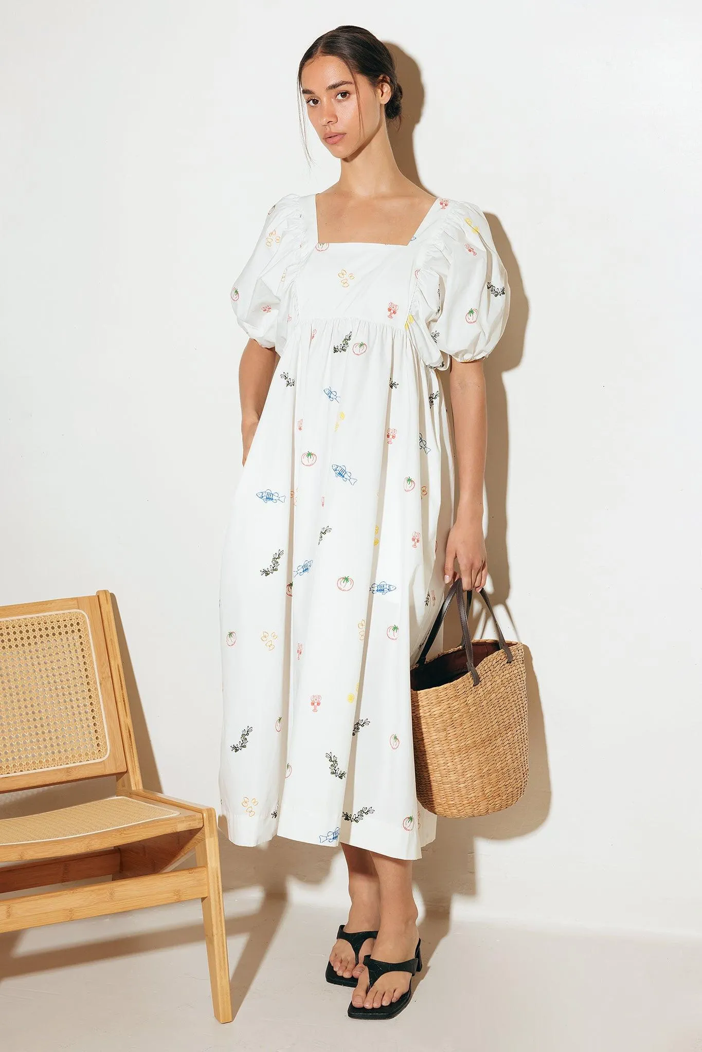 The World is Yours Woven Midi Dress sold by Zulily product image thumbnail 2