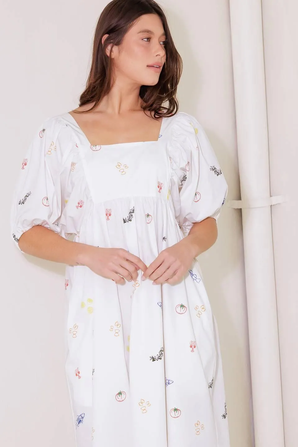 The World is Yours Woven Midi Dress sold by Zulily product image thumbnail 4