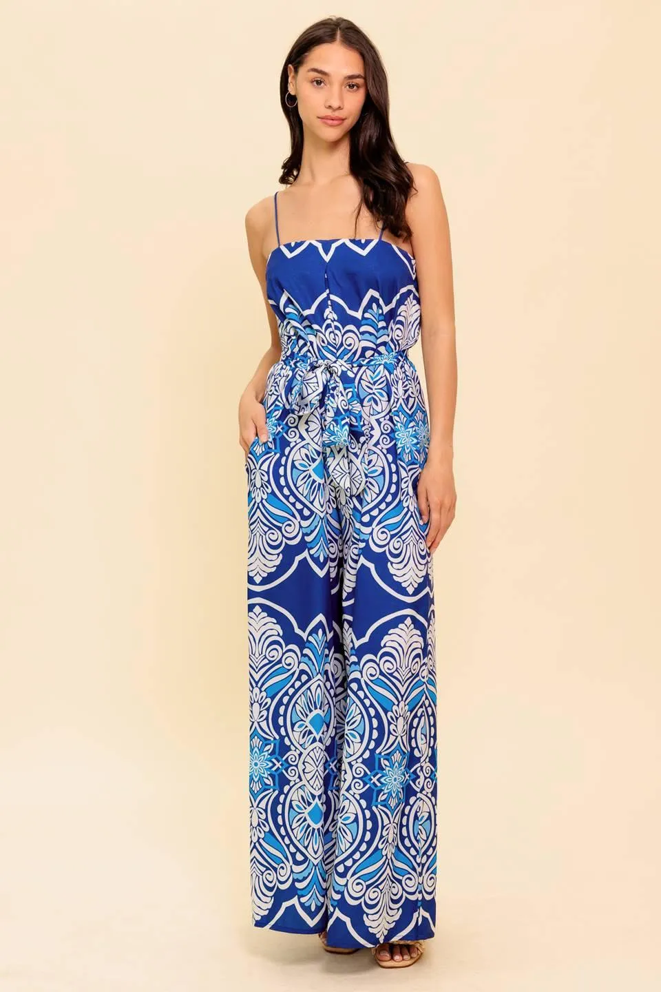 Hit the Breeze Woven Jumpsuit sold by Zulily product image thumbnail 5