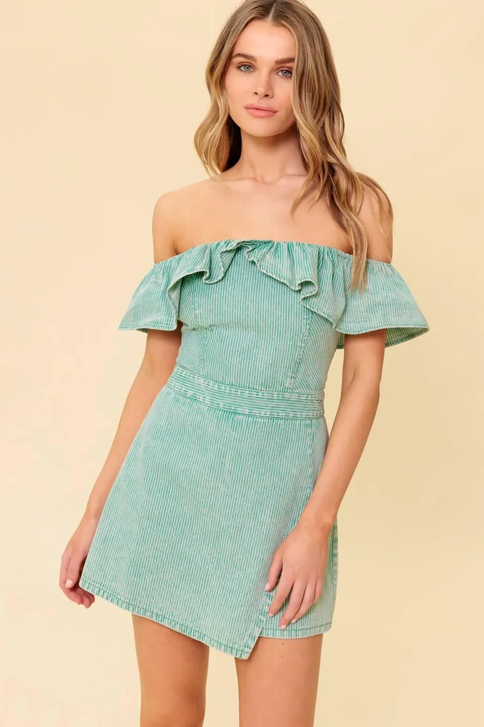 Yours to Keep Navy Woven Romper sold by Zulily product image thumbnail 3