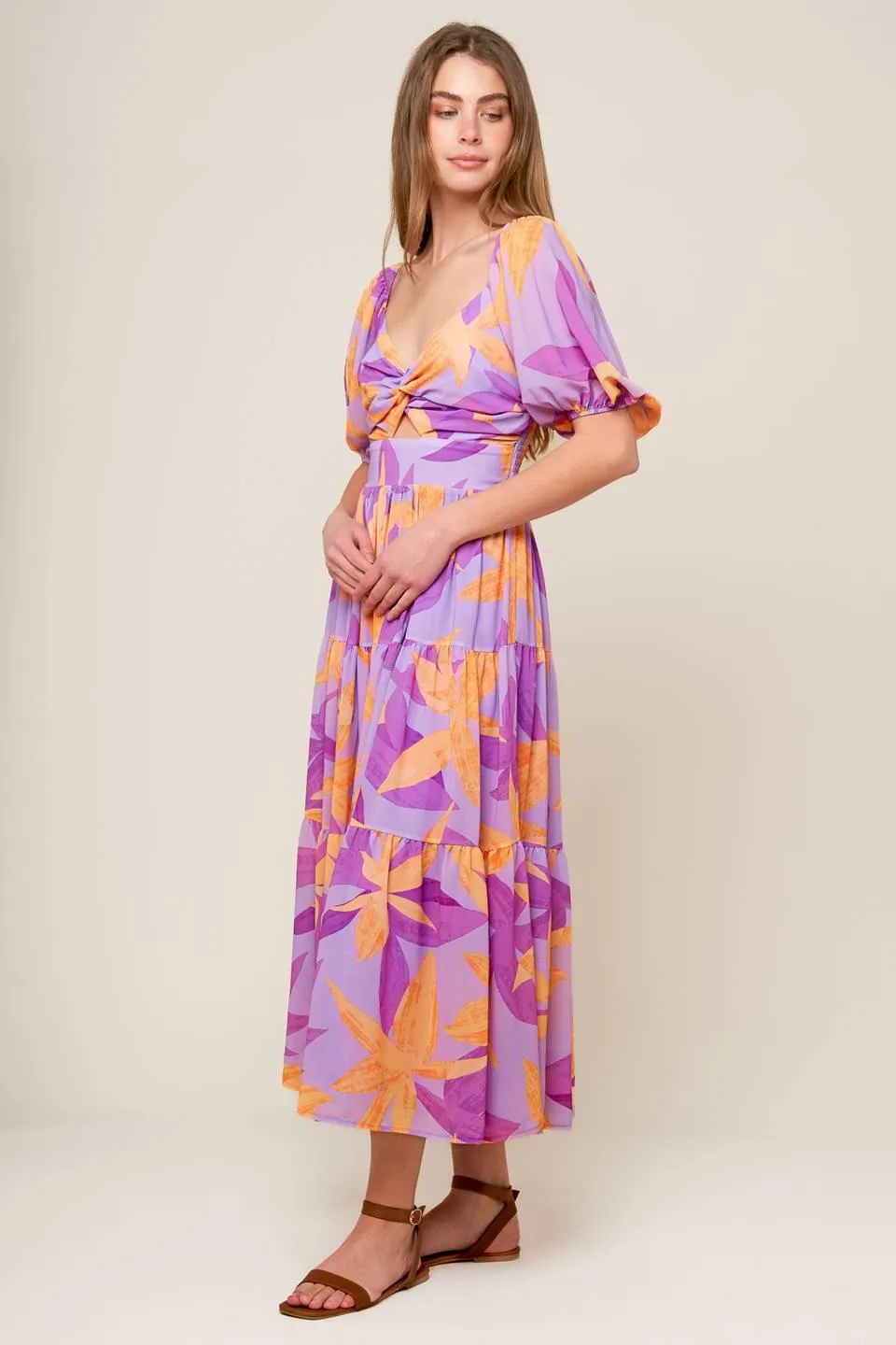 Blooming Brunch Woven Midi Dress sold by Zulily product image thumbnail 5