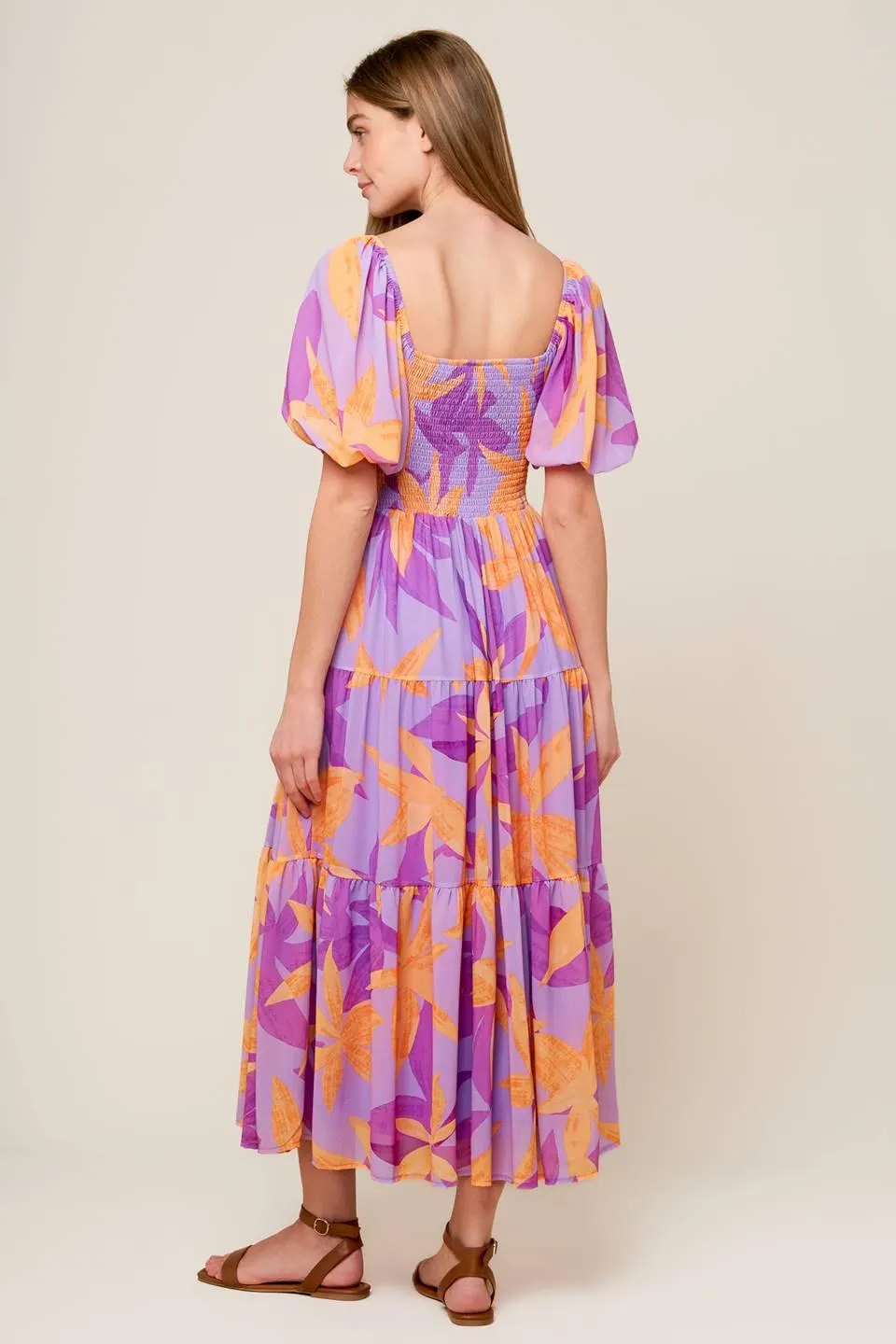 Blooming Brunch Woven Midi Dress sold by Zulily product image thumbnail 2