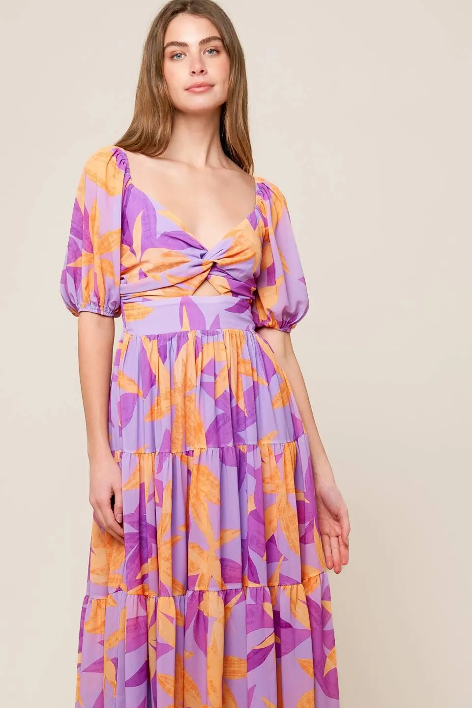 Blooming Brunch Woven Midi Dress sold by Zulily product image thumbnail 3