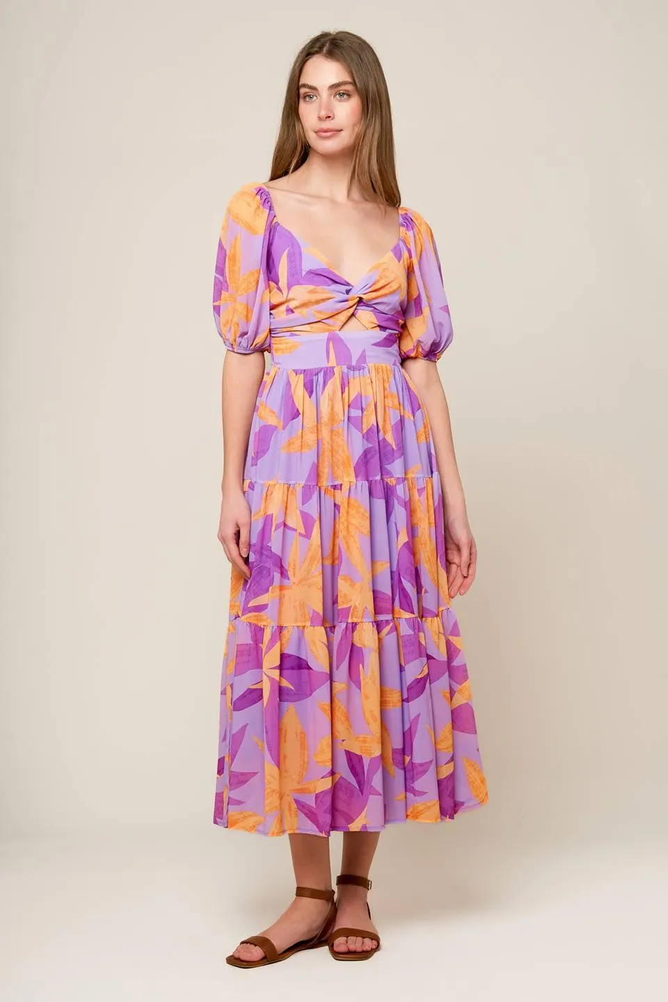Blooming Brunch Woven Midi Dress sold by Zulily product image thumbnail 4