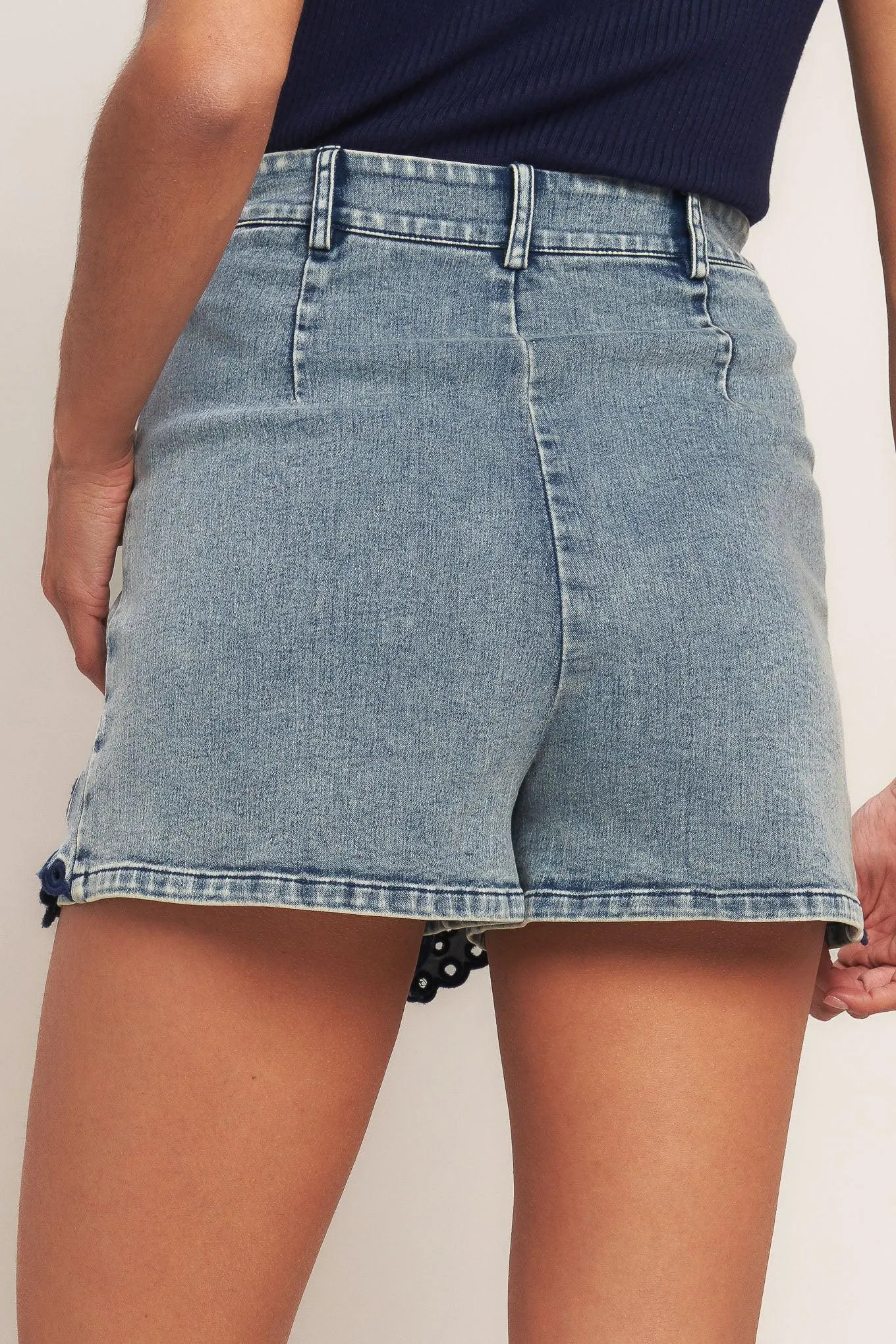 Everyday Favorite Denim Skort sold by Zulily product image thumbnail 2