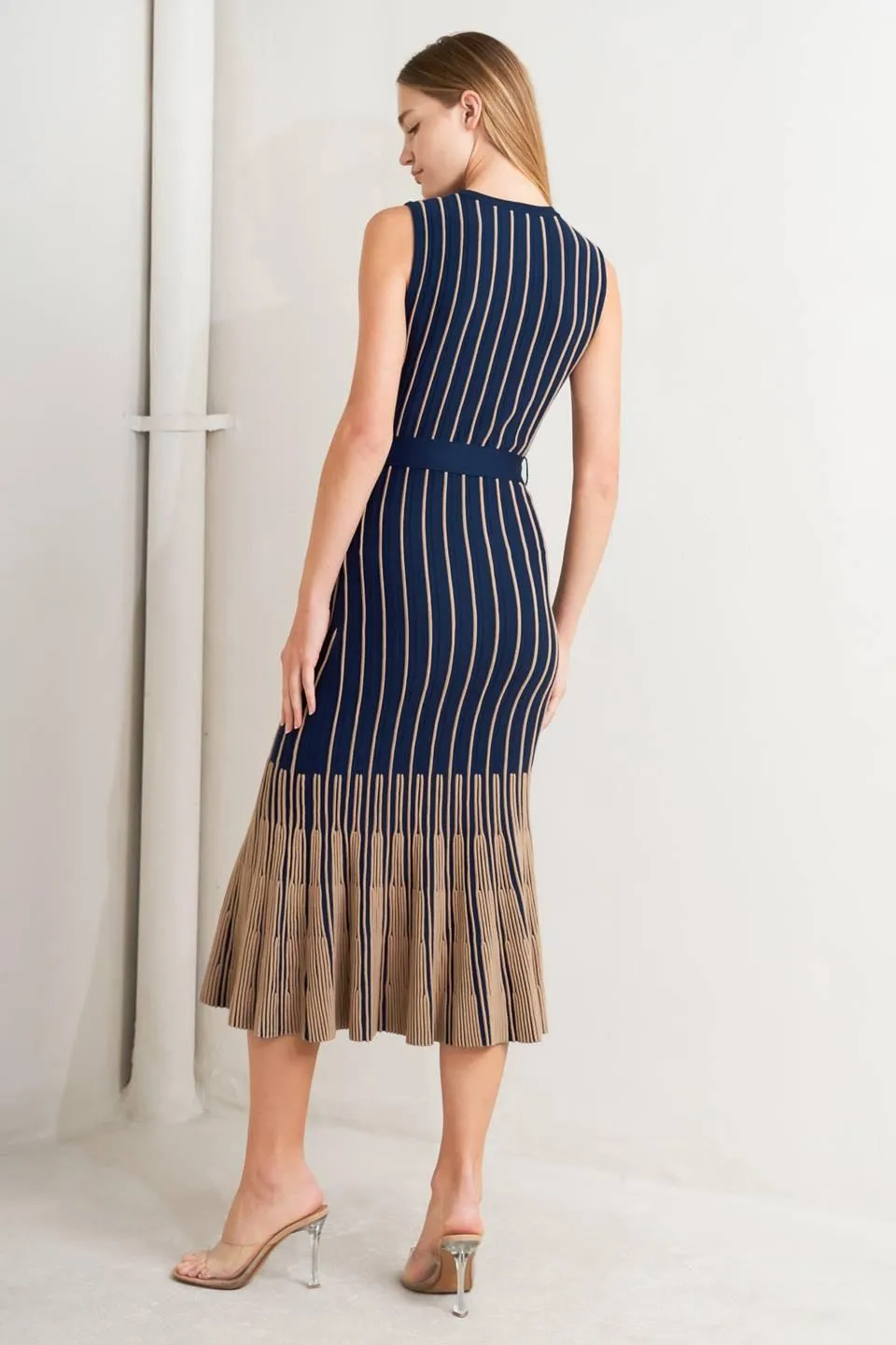 Smooth Weighted Feel Knit Midi Dress sold by Zulily product image thumbnail 2