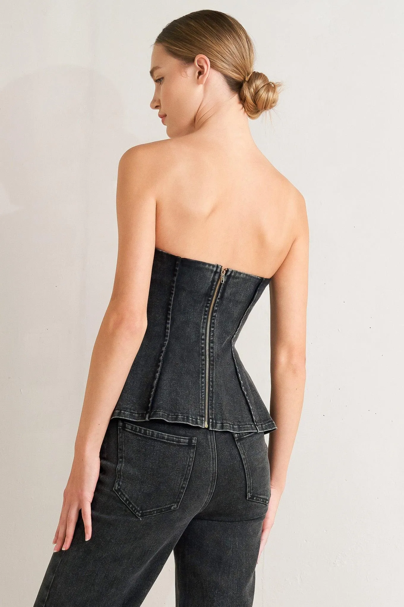 Night Shape Denim Top sold by Zulily product image thumbnail 5