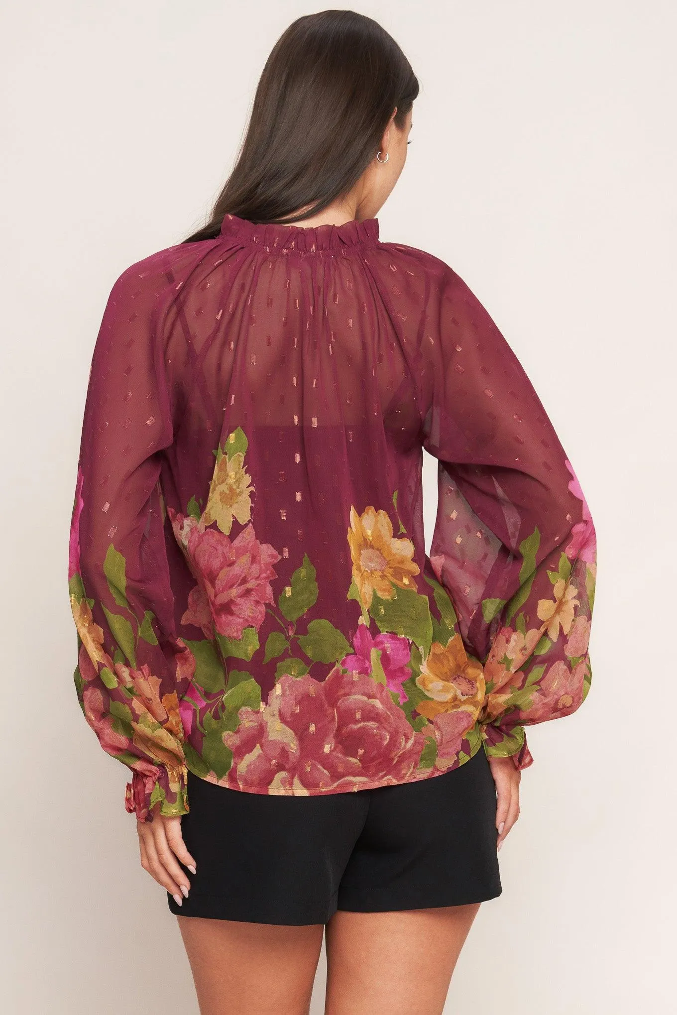 Flora Romantica Woven Top sold by Zulily product image thumbnail 3