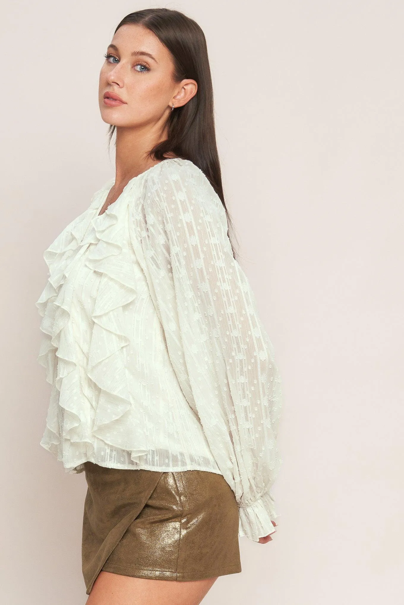Milk & Moonlight Woven Top sold by Zulily product image thumbnail 3