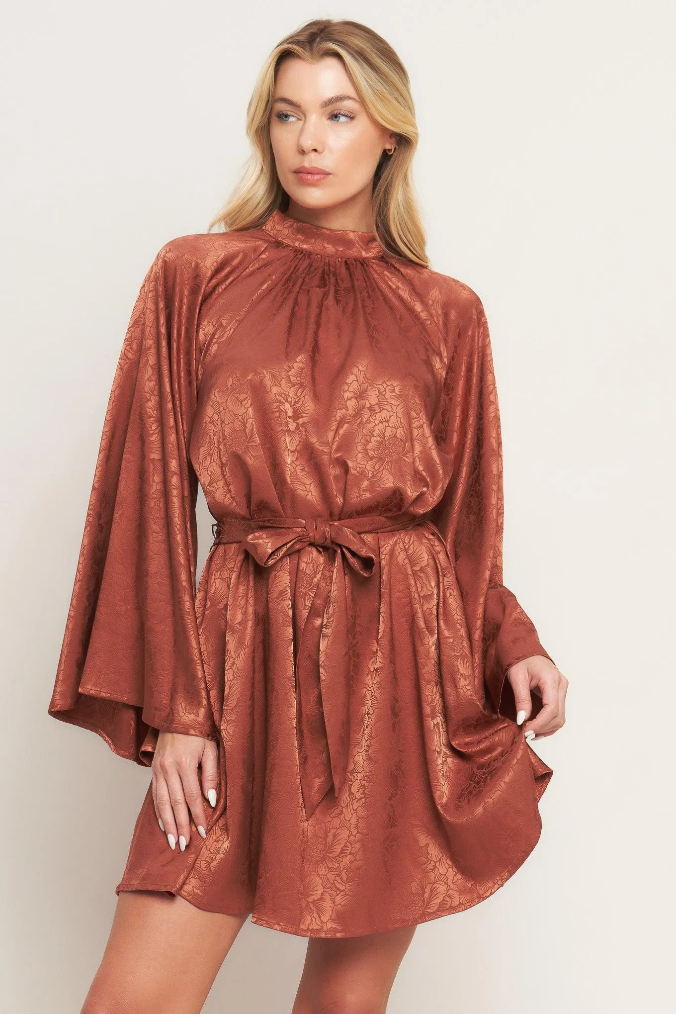 By Any Means Woven Satin Mini Dress sold by Zulily product image thumbnail 5