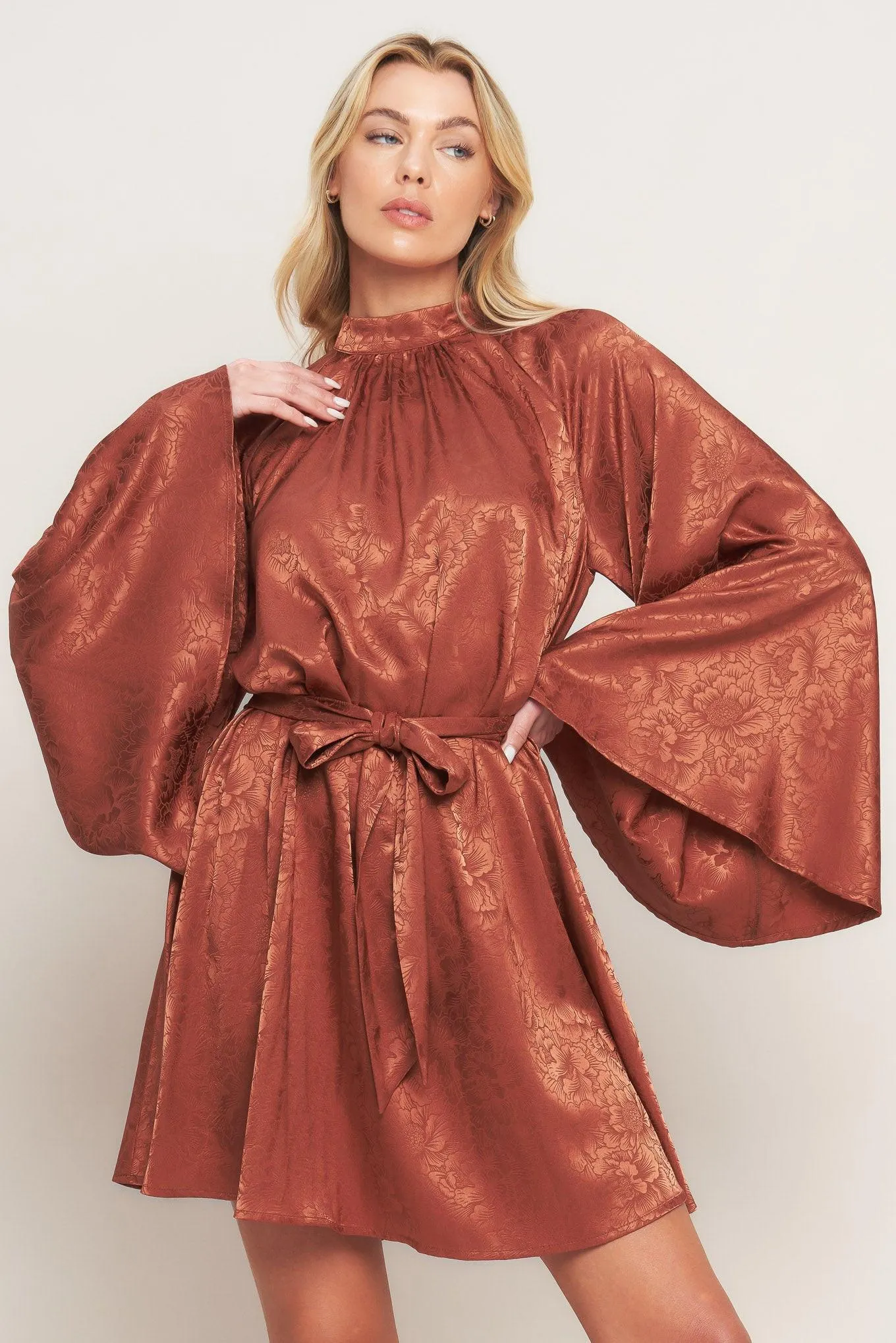 By Any Means Woven Satin Mini Dress sold by Zulily product image thumbnail 3
