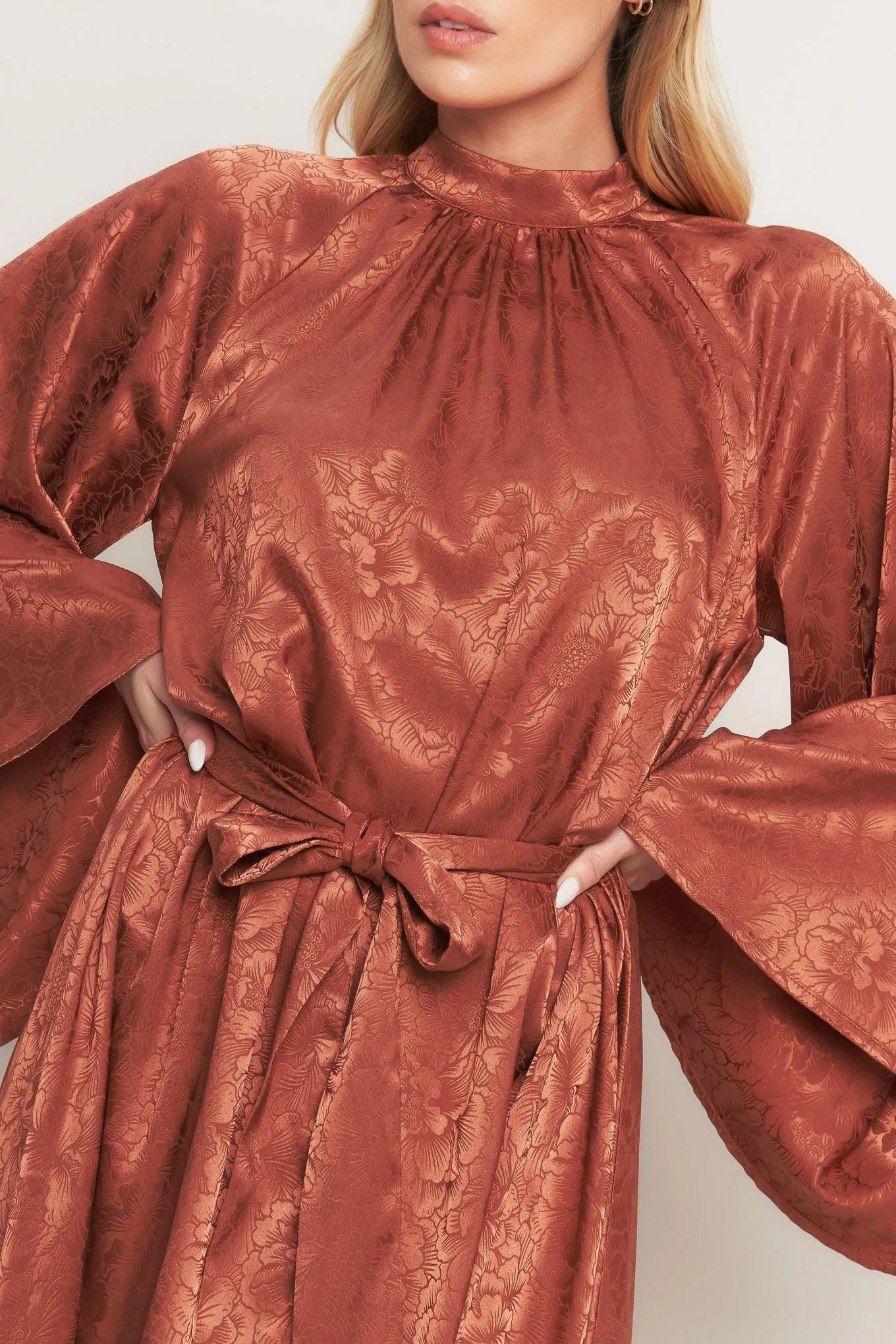 By Any Means Woven Satin Mini Dress sold by Zulily product image thumbnail 4