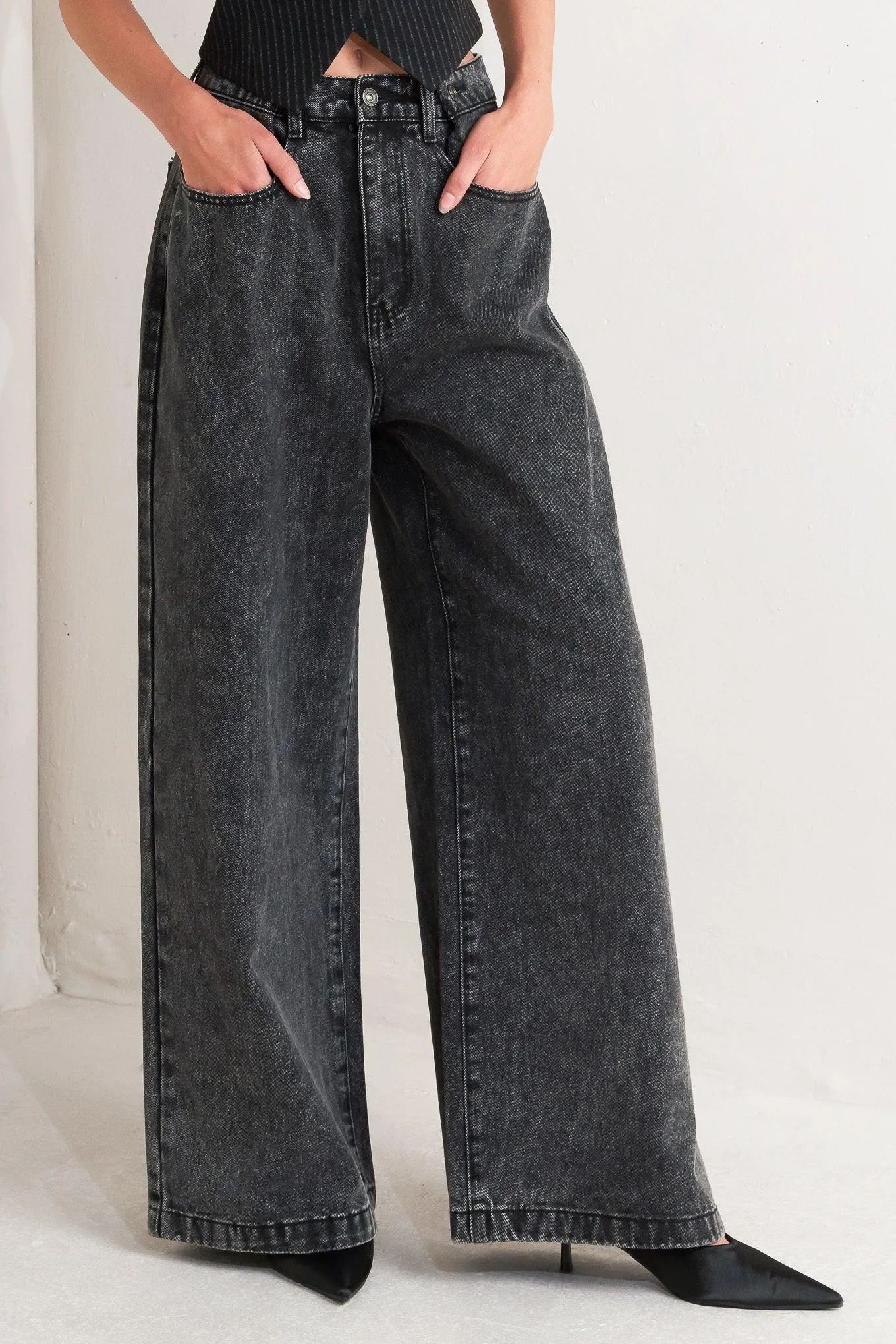 Take My Word Denim Pants sold by Zulily product image thumbnail 5